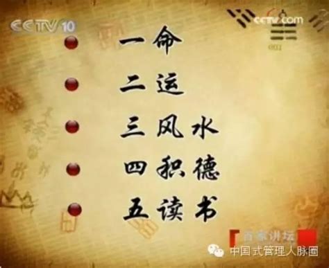 一命二運三風水 四積陰德五讀書 六名七相八敬神 九交貴人十養生|什麼才是「一命二運三風水四積陰德五讀書」你一看就。